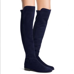 Stuart Weitzman Allgood over-the-knee suede boots